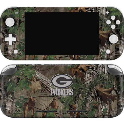 NFL Green Bay Packers Realtree Xtra Green Camo Nintendo Switch Lite Skin